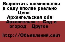 Вырастить шампиньоны в саду вполне реально! › Цена ­ 1 400 - Архангельская обл., Архангельск г. Сад и огород » Другое   